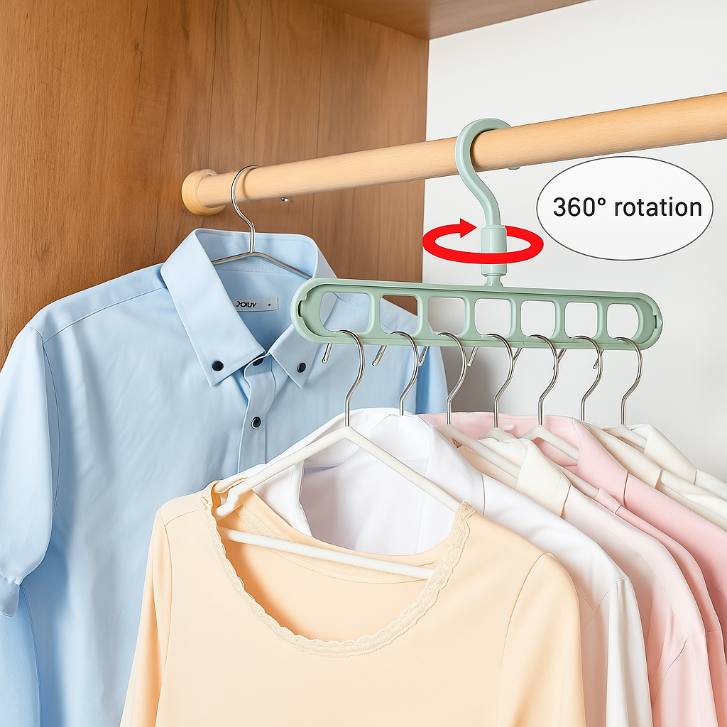 Cintres Intelligents +80% d’Espace | HangMax™